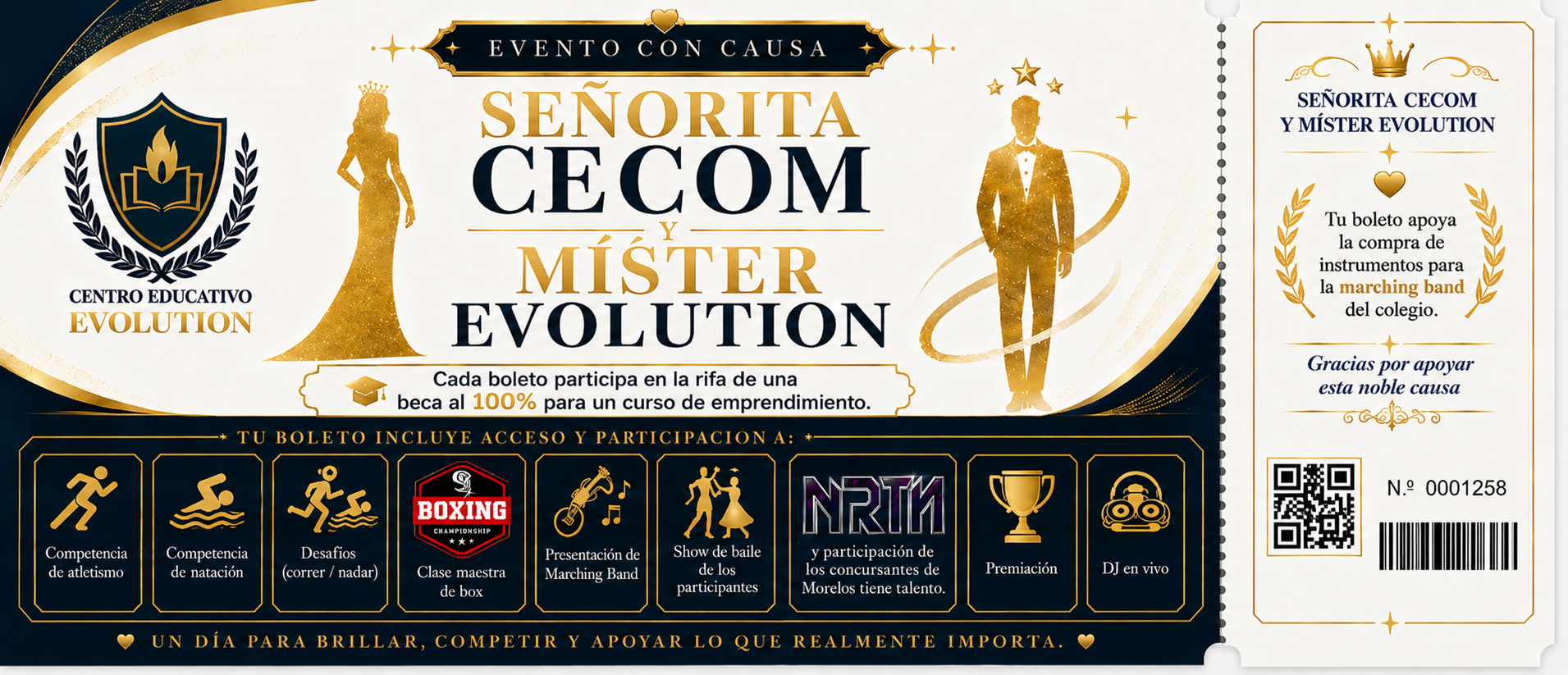 Boleto oficial del evento